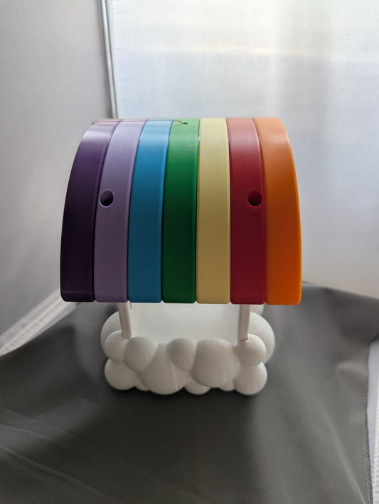 Rainbow Bird Feeder | Clouds and Rainbow