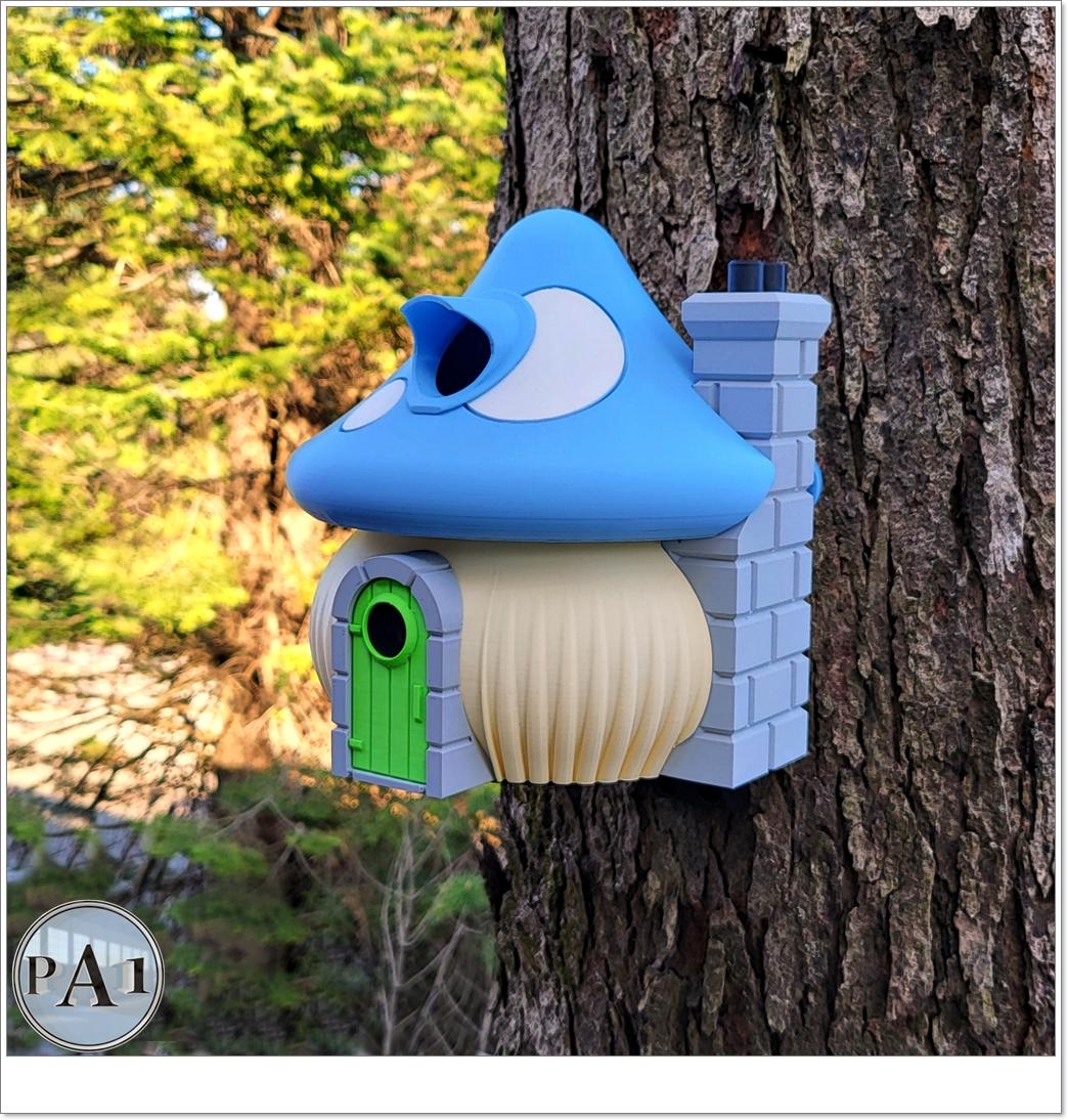 Enchanted Mushroom Birdhouse| Unique Garden Decor for Bird Lovers