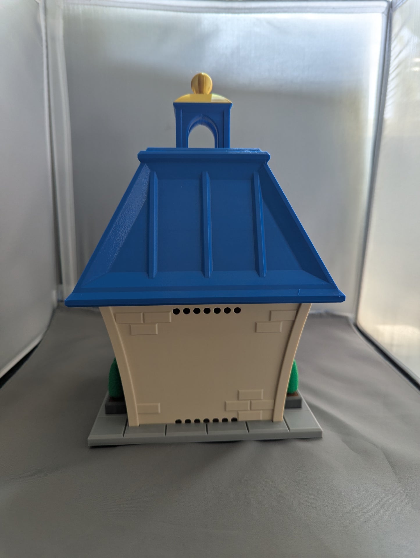 Police Box Birdhouse | Detailed Garden Ornament | Fairy House