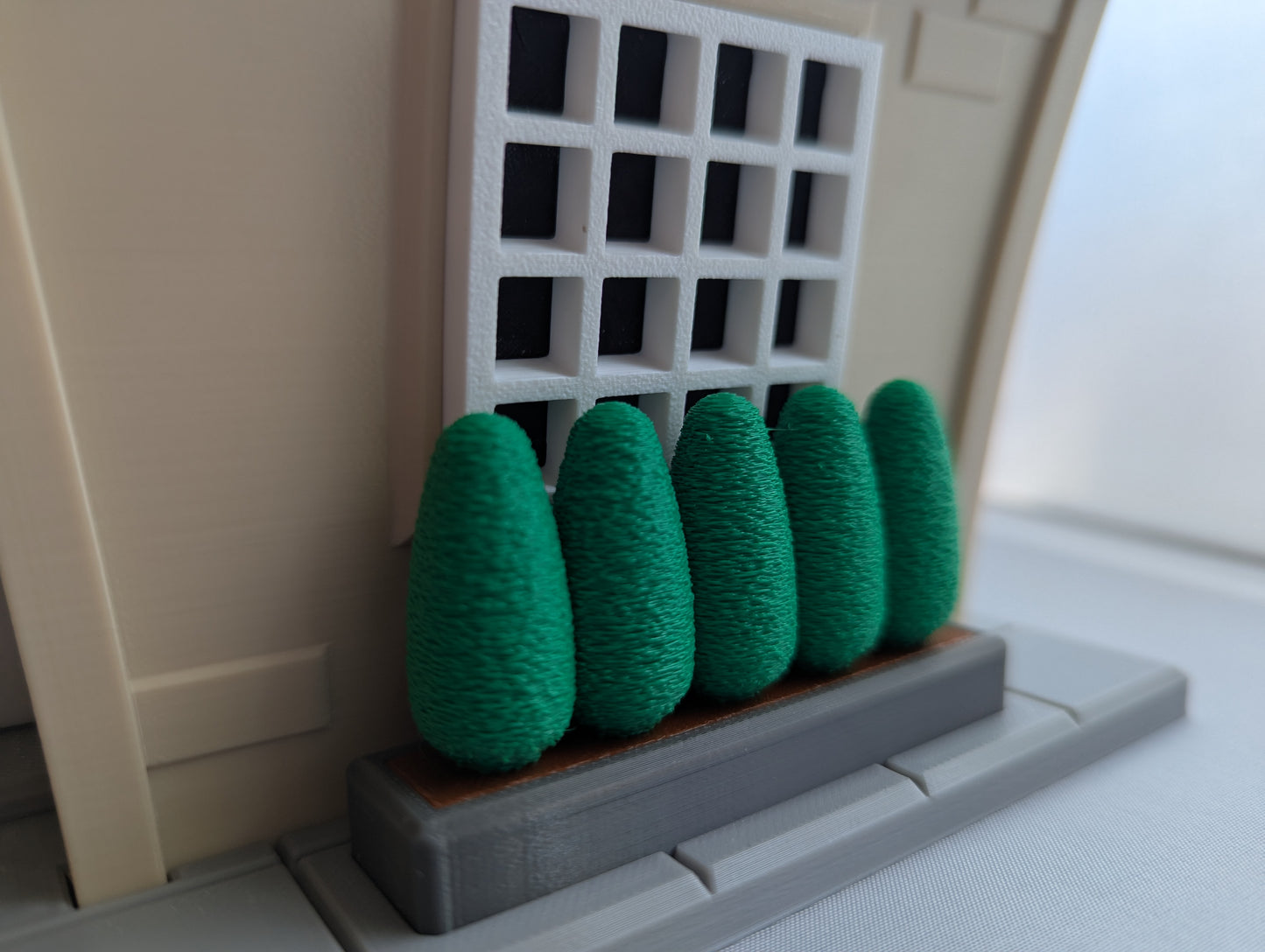 Police Box Birdhouse | Detailed Garden Ornament | Fairy House