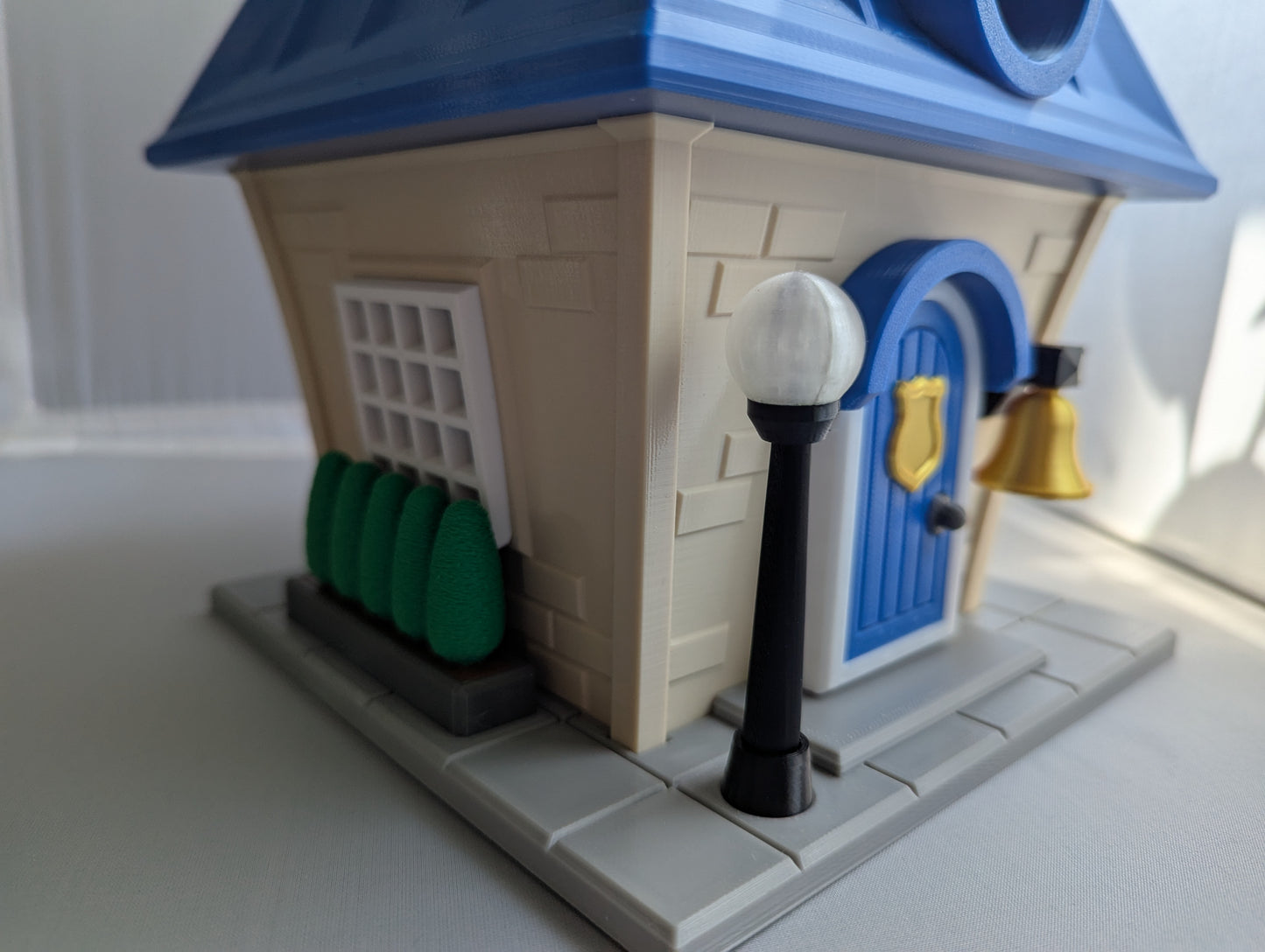 Police Box Birdhouse | Detailed Garden Ornament | Fairy House